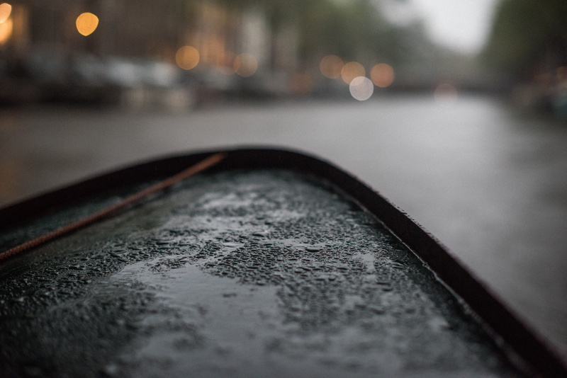 no people, 5K, travel, wet, raindrop, rainy season, water, nature, rainy, canoe, grey, closeup, transportation, light, focus, architecture, amsterdam