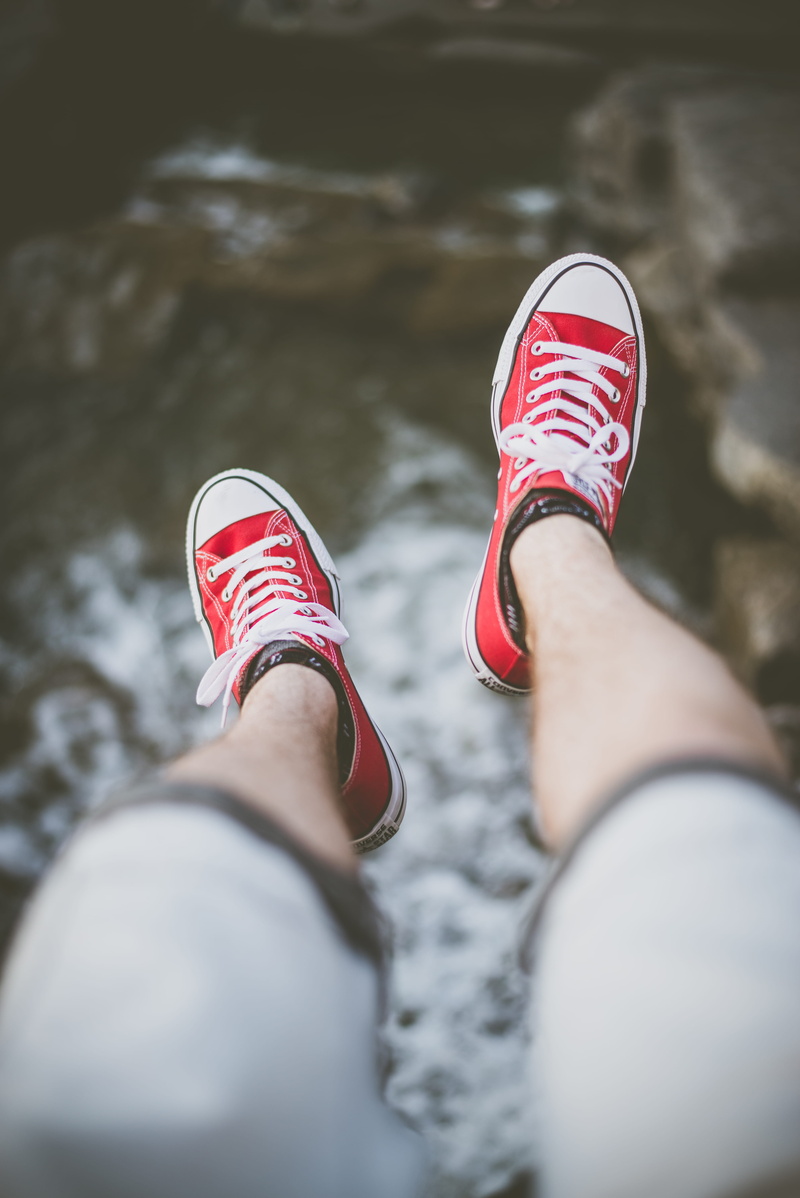 sport, real people, personal perspective, jogging, low, high angle view, human limb, converse, human Foot, pair, body part, leisure activity, 5K, low section