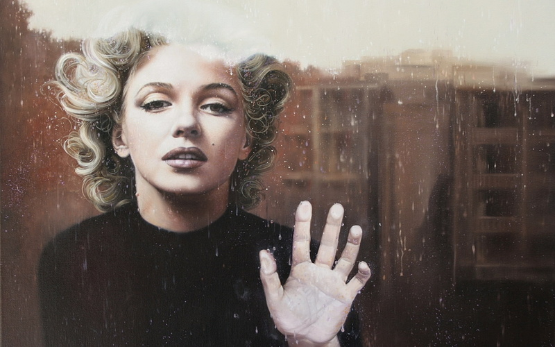 marilyn, monroe, hd, blonde, 1080P, drawing, digital/artwork
