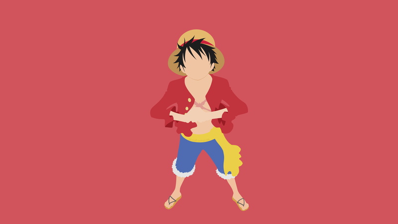 Monkey D. Luffy, One Piece, Anime, 4K
