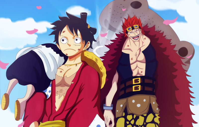 Monkey D. Luffy, One Piece, Anime, Eustass Kid, 4K