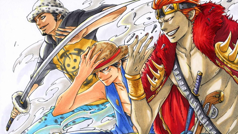 monkey, trafalgar, law, eustass, kid, 1080P, piece, luffy, anime