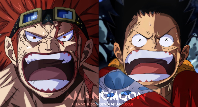 Eustass Kid, Anime, 5K, Monkey D. Luffy, One Piece
