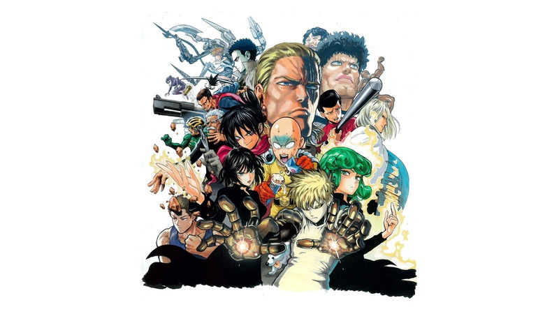 Metal Bat (One-Punch Man), Tanktop Master (One-Punch Man), Child Emperor (One-Punch Man), Sweet Mask (One-Punch Man), Engine Knight (One-Punch Man)