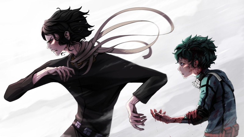 1080P, Anime, Izuku Midoriya, Shouta Aizawa, My Hero Academia