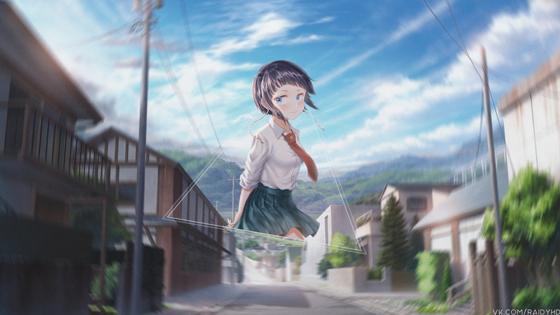 picture-in-picture, anime girls, anime, Boku no Hero Academia, 4K, Kyoka Jiro