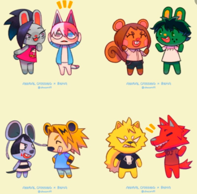 Izuku Midoriya, 720P, Boku no Hero Academia, Uraraka Ochako, Kaminari Denki, Kyoka Jiro, Animal Crossing, Eijiro Kirishima, Shoto Todoroki, Momo Yaoyorozu