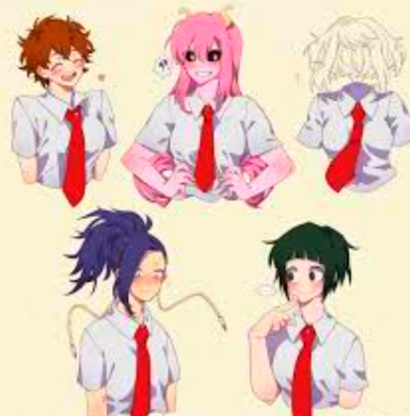 720P, Boku no Hero Academia, Asui Tsuyu, Kyoka Jiro, Uraraka Ochako, Toru Hagakure, Mina Ashido, Momo Yaoyorozu