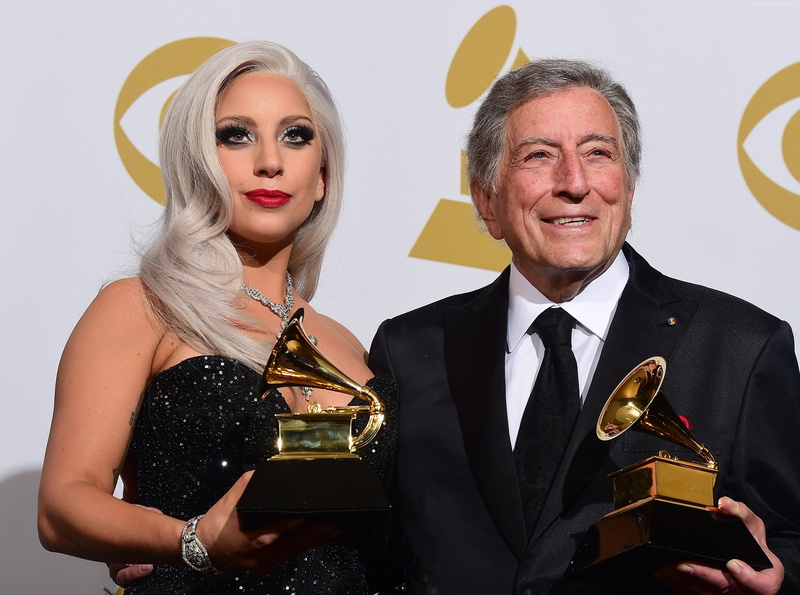 4K, Cheek to Cheek, Best Traditional Pop Vocal Album, Most Popular Celebs in 2015, Tony Bennett, Grammys 2015 Best Celebrity, Lady Gaga