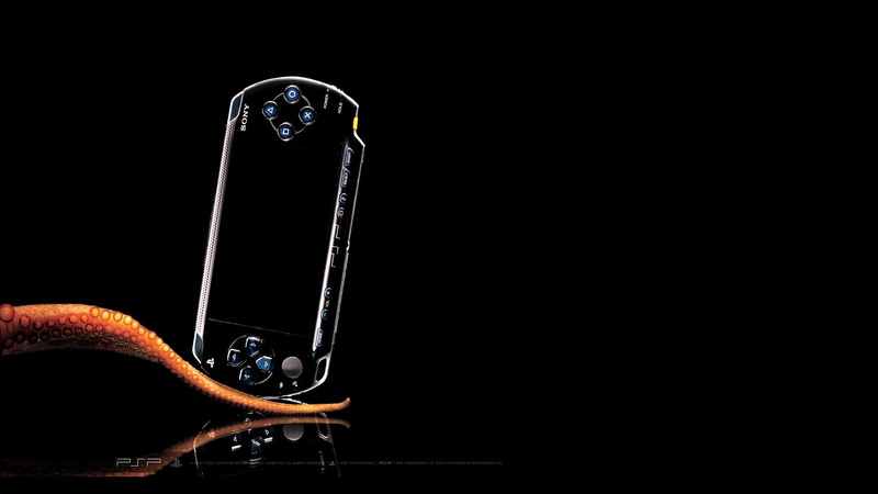 black, 1080P, octopus, psp
