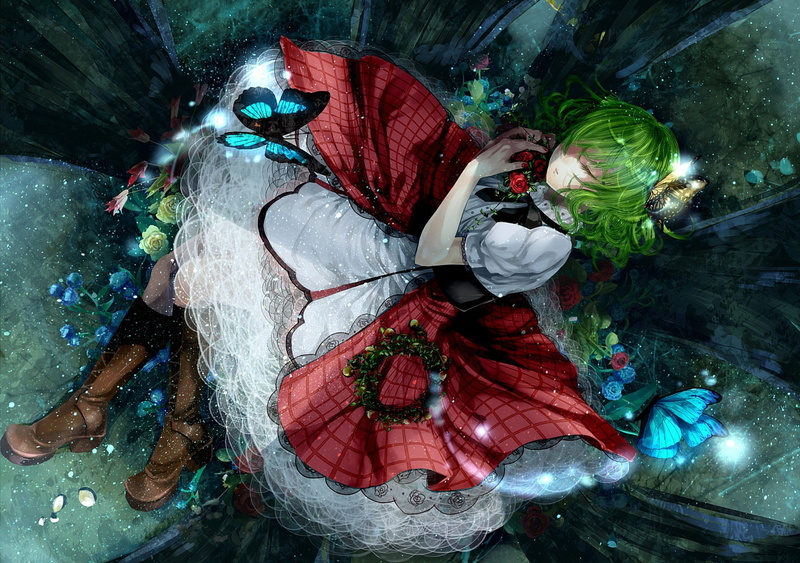 1080P, Touhou, Yuuka Kazami, Anime