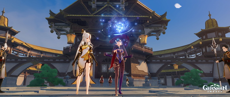 Genshin Impact, Mona (Genshin Impact), 2K, Ningguang (Genshin Impact)