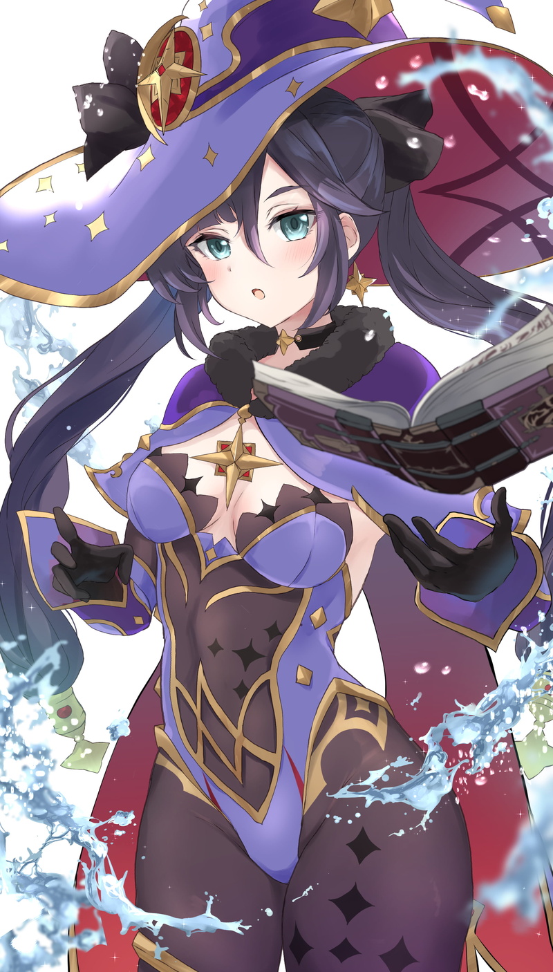 2K, Genshin Impact, anime girls, Mona (Genshin Impact)