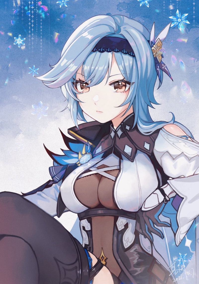 1080P, Eula(Genshin impact), anime girls, Genshin Impact