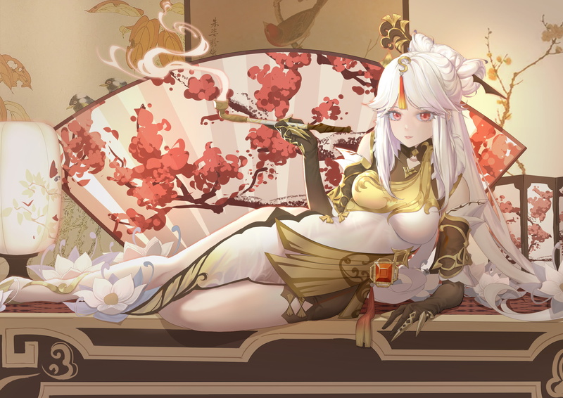 Genshin Impact, Ningguang (Genshin Impact), 2K, anime girls