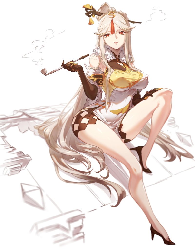 2K, anime girls, Genshin Impact, Ningguang (Genshin Impact)