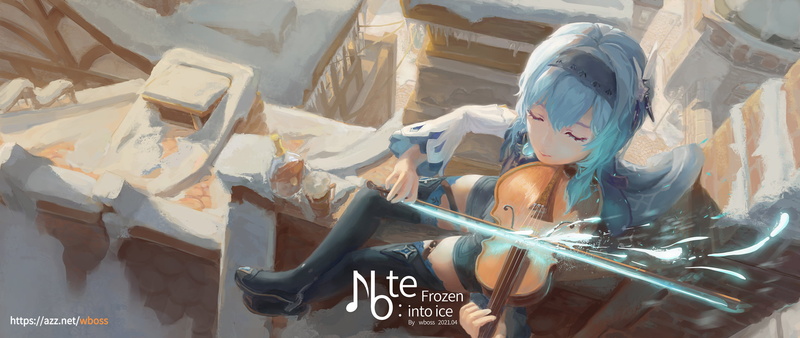 anime, Eula(Genshin impact), Genshin Impact, 2K, wboss, anime girls