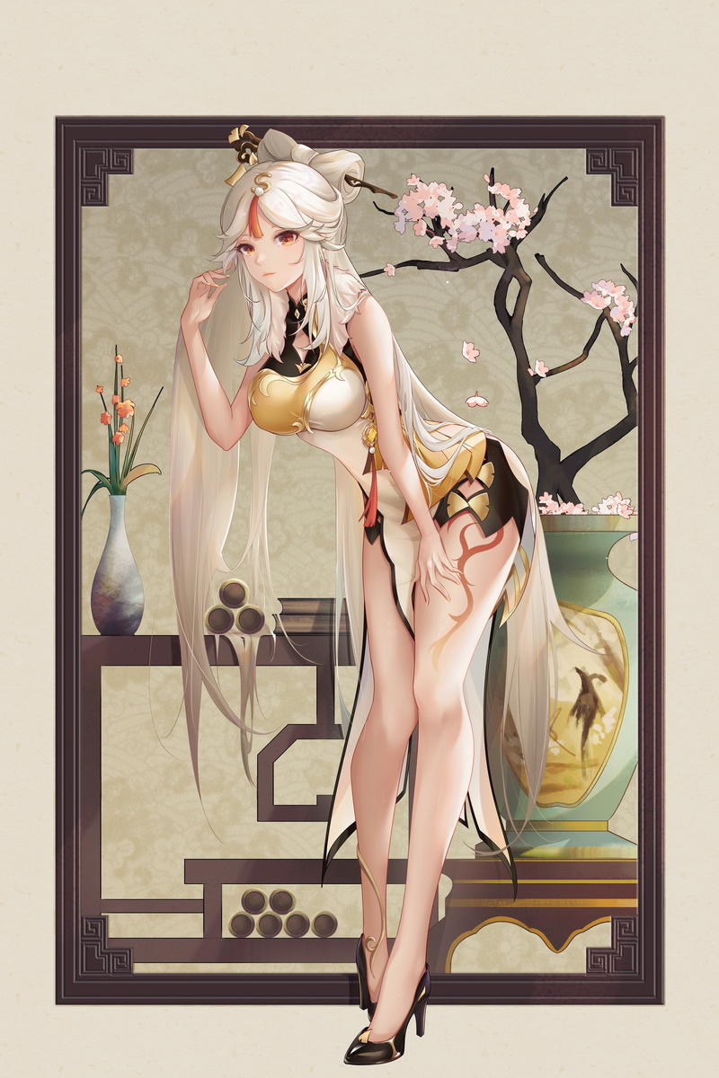 Genshin Impact, Ningguang (Genshin Impact), anime girls, 2K