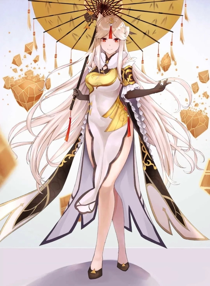Ningguang (Genshin Impact), Genshin Impact, Chinese dress, 720P, Cheongsam, thighs, anime girls