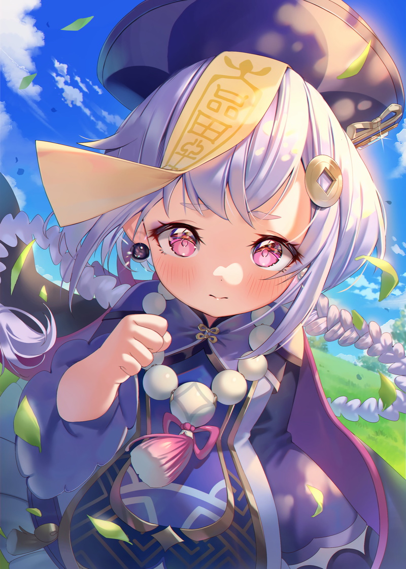 Qiqi (Genshin Impact), 4K, anime girls, Genshin Impact