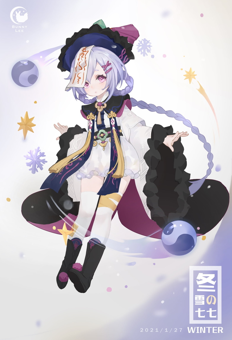 1080P, loli, Genshin Impact, Qiqi (Genshin Impact), anime girls