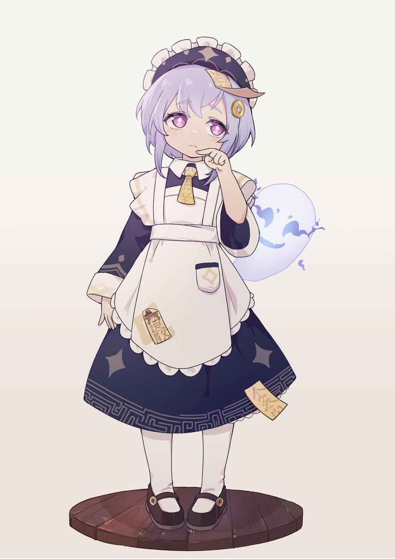 loli, anime girls, Qiqi (Genshin Impact), 2K, Genshin Impact