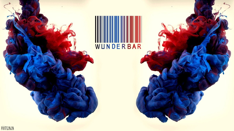 barcode, Alberto Seveso, ink, Paint In Water, water, red, blue, German, Colorful, 1080P