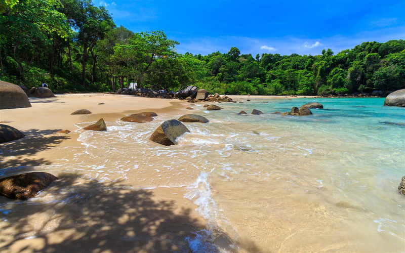 1080P, hd, cao, sound, lam, park, sandy, beach, waterfall, chon, photo, mal, ru, national, thailand, lak, fa