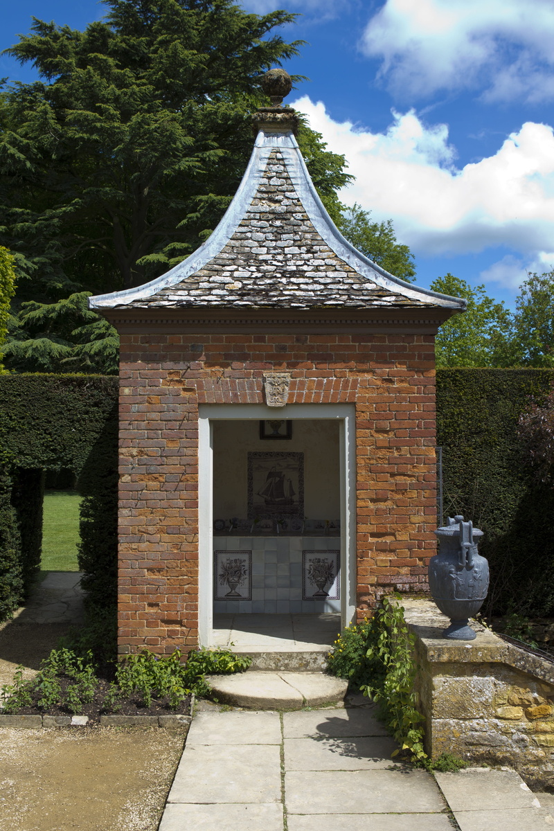 sky, roof, belief, outdoors, house, red brick folly, sprocketted roof, day, entrance, building exterior, cloud - sky, manor, slate and leadwork, religion