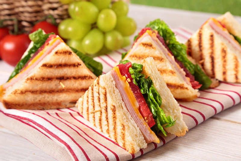 healthy eating, sandwich, ham, indoors, processed meat, chicken meat, pork, sandwich 4k for desktop, no people, breakfast, food, bread, tomato, dinner