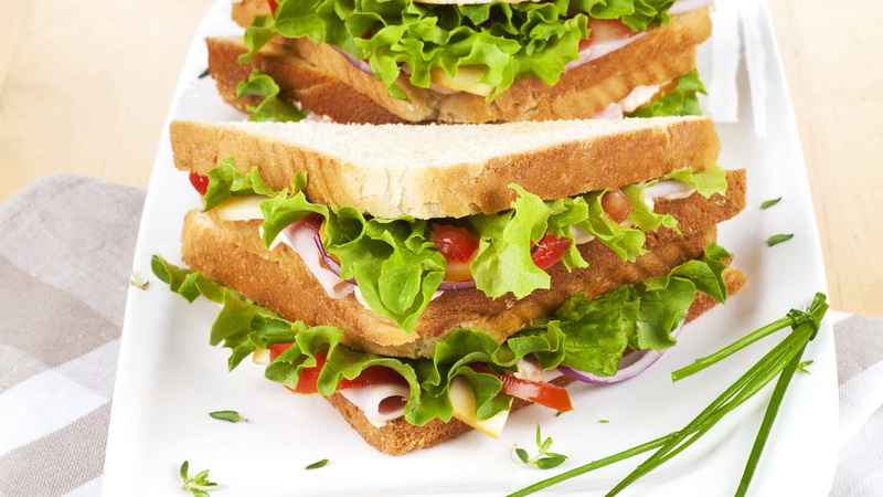 brown bread, no people, sandwich, indoors, lettuce, wellbeing, fruit, meal, bread, freshness, 4K, still life, vegetable, healthy eating, plate, arugula
