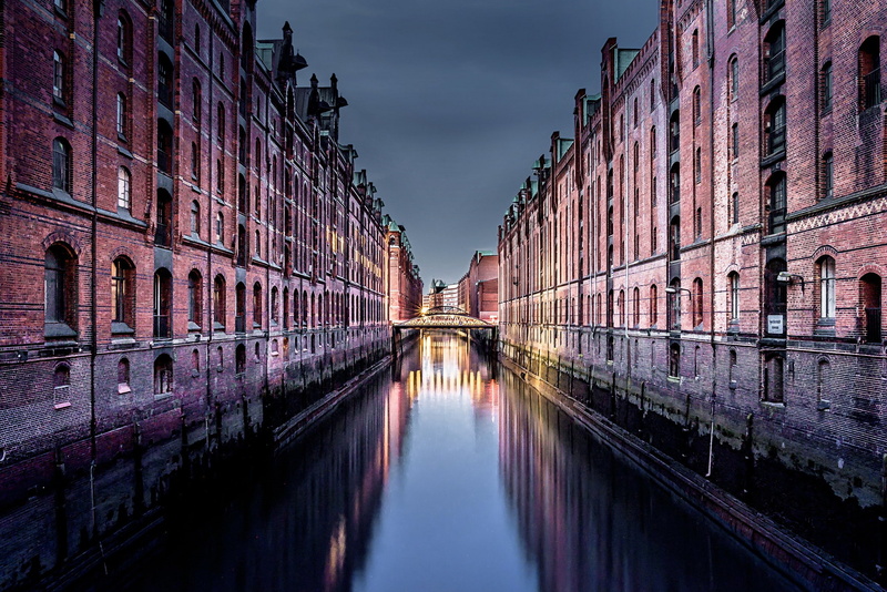 city, Hamburg, 2K
