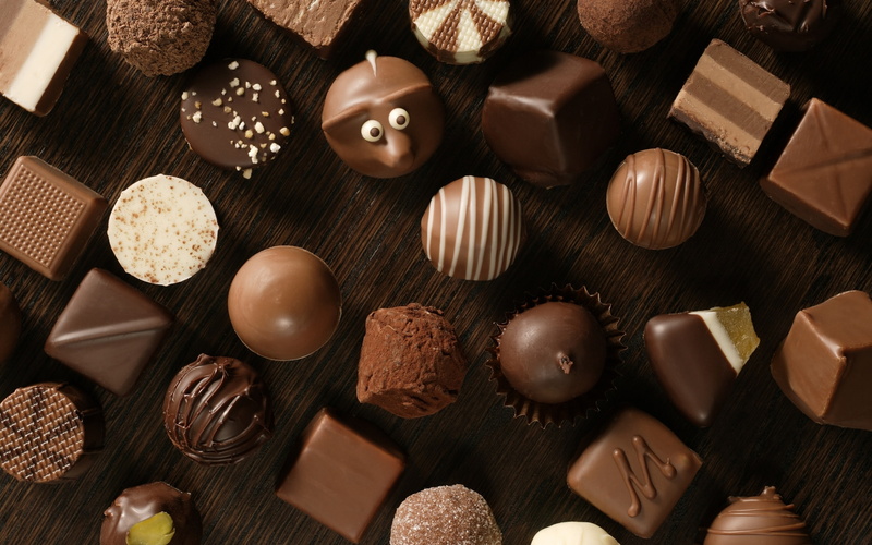 chocolate, bars, sweets, shapes, candy, 2K