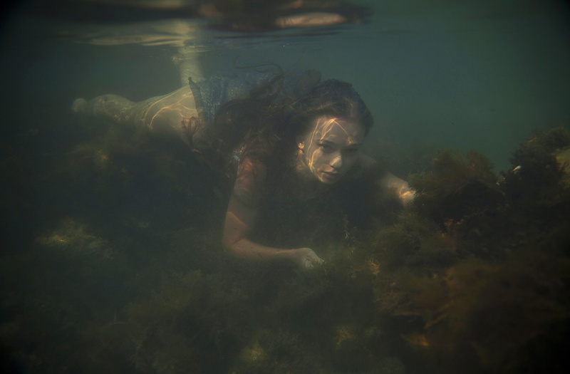 water, Milena D, nature, relaxation, lifestyles, leisure activity, adult, beautiful woman, 5K, sea, underwater, swimming, young women, one person, young adult