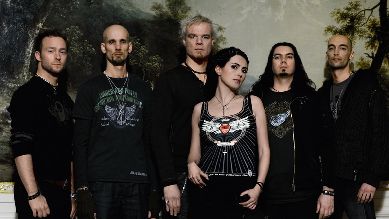 forest, Within Temptation, background, group, Sharon den Adel, 1080P