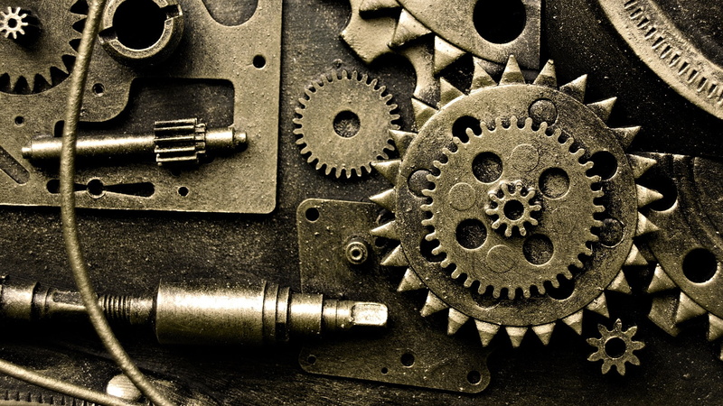 machine part, old, gear, industrial equipment, industry, connection, complexity, equipment, no people, machinery, 1080P, close-up, teamwork, detail, technology