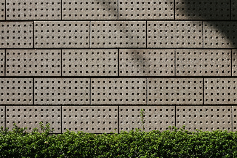 nature, fixed, backgrounds, repetition, piece, material, iteration, strong, logic, no People, building Exterior, concrete, plants, pattern, wall, architecture