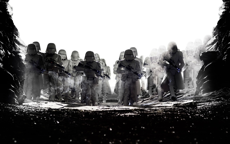 copy space, standing, large group of people, star wars the last jedi, architecture, nature, land, 4k, snowtroopers, crowd, sky, festival, outdoors, event