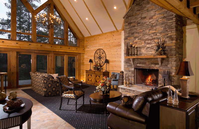house, living Room, brick, fireplace, lighting equipment, ceiling, modern, no People, leather, antique, decoration, design, decor, sofa, built structure