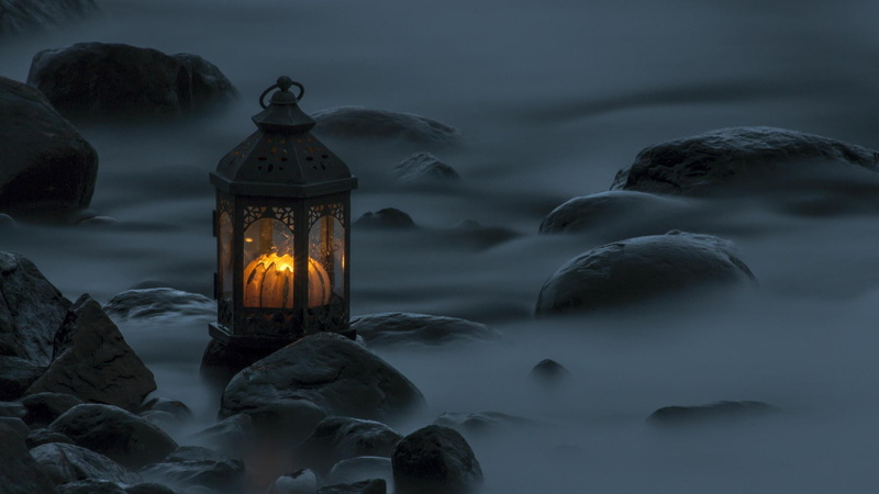 lantern, lamp, water, dusk, cloud - sky, sky, long exposure, 1080P, glowing, lighting equipment, no people, black, fire, dark, heat - temperature, fire - natural phenomenon