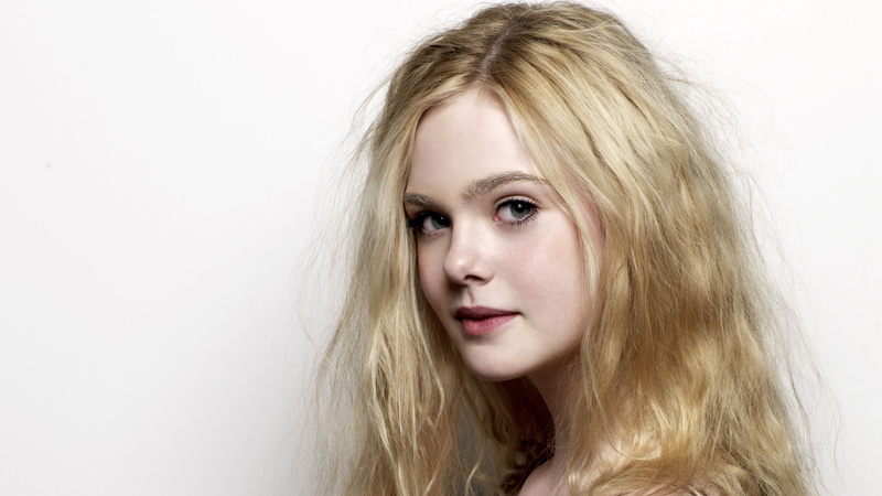 4K, women, blonde, actress, Elle Fanning, celebrity