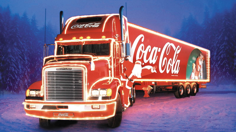 hd, coca-cola, 1080P, christmas, delivery, cola, truck, coca