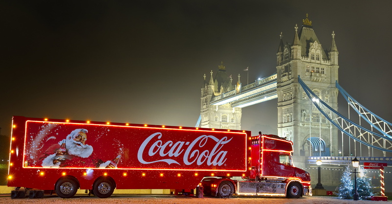 uK, outdoors, Christmas truck, motor vehicle, road, bridge, mode of Transport, illuminated, suspension bridge, new year, travel Destinations, truck, travel