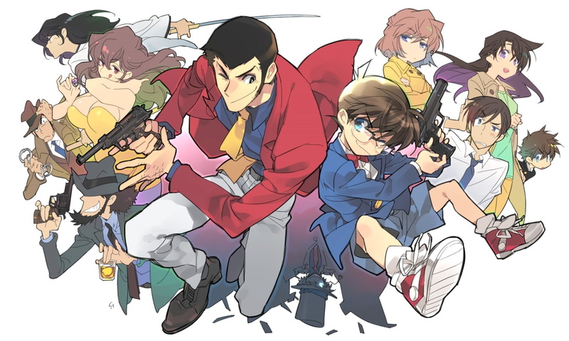 Crossover, Detective Conan, Anime, 1080P, Lupin the Third