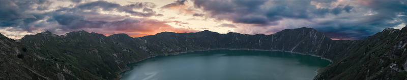 environment, water, power in nature, ocean, landscape, lake, beauty in nature, sky, cloud - sky, land, ecuador, scenics - nature, mountain peak, mountain range