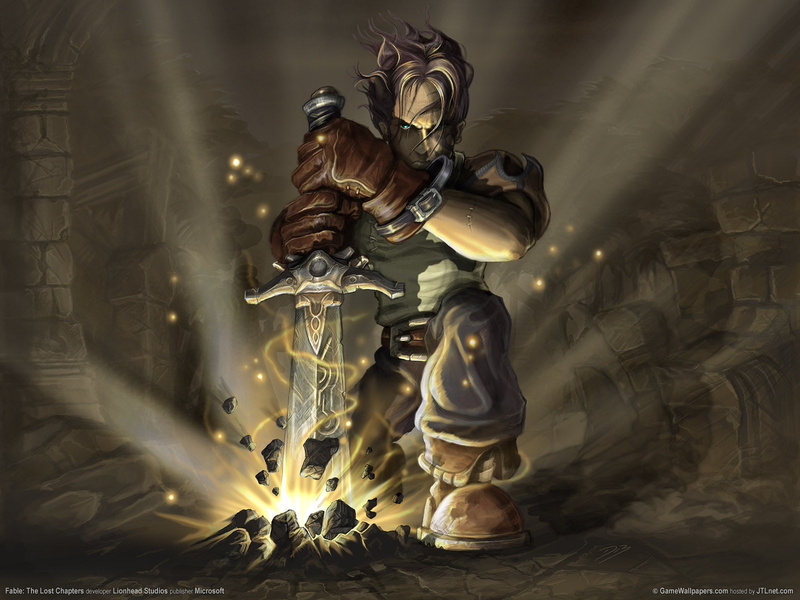 sword, video games, 720P, hd, fable