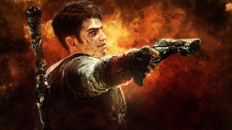 weapon, rifle, crime, murderer, one Person, adult, indoors, smoke - physical structure, devil may cry 5, illustration, men, holding, aggression, murder