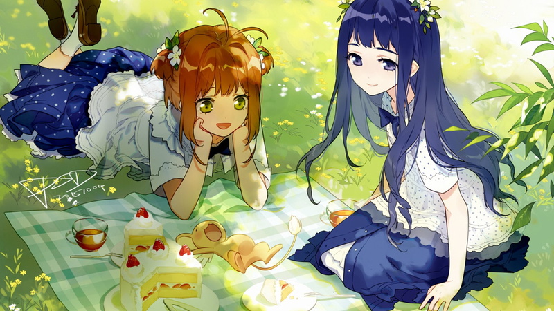Keroberos (Card Captor Sakura), Tomoyo Daidouji, Anime, Cardcaptor Sakura, 1080P, Sakura Kinomoto