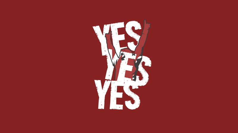 western script, close-up, red background, Daniel Bryan, textile, capital letter, white color, representation, no people, copy space, white, printed, red