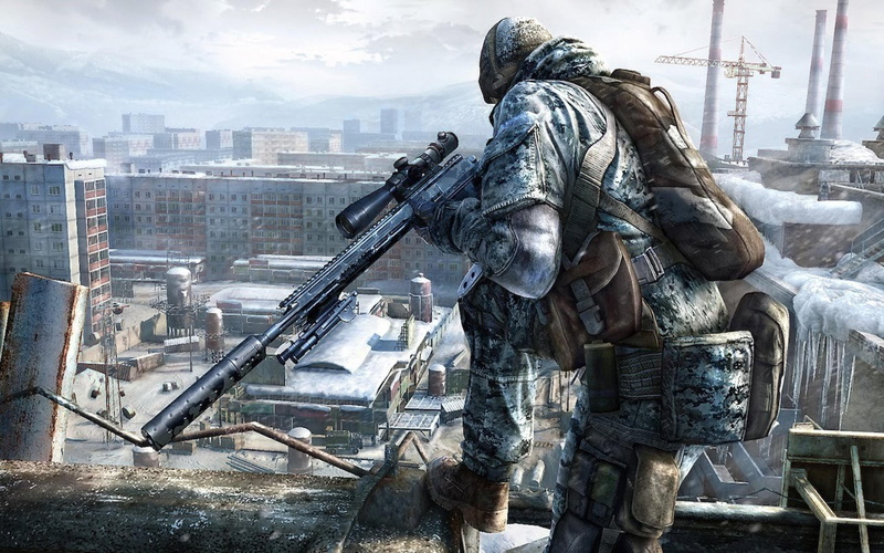 Machine, rifle, art and craft, weapon, standing, building, statue, sky, guns, SWAT, gun, Sniper, built structure, government, aggression, 2K, uniform